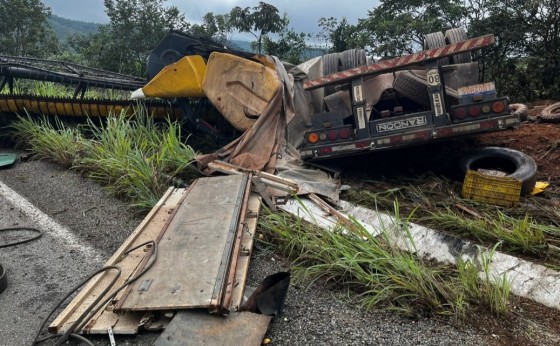 Motorista de São Miguel do Iguaçu morre após grave acidente com caminhão em Góias