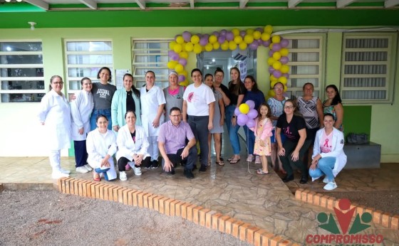 Mulheres do Portão Ocoí participam de Ação do Março Lilás & Amarelo