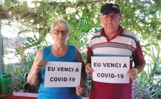‘Nós vencemos a covid-19’: Inácio e Ana