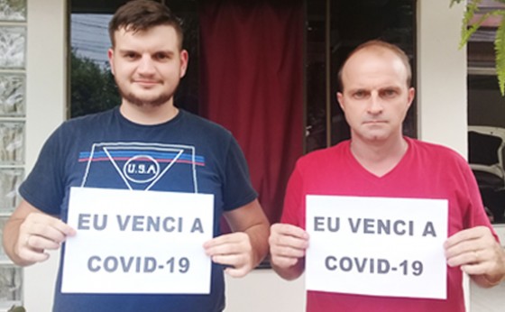 ‘Nós vencemos a covid-19’: Maurício e Mateus