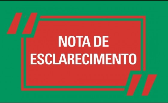 NOTA DE ESCLARECIMENTO: Câmara Municipal de Missal