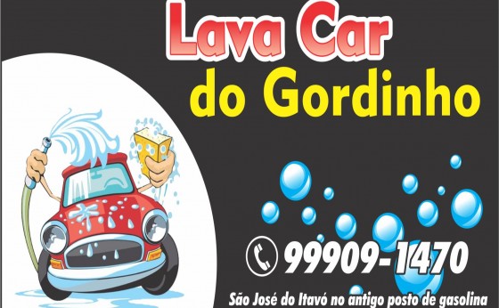 Novidade em São José do Itavó, Lavacar do Gordinho no antigo posto de gasolina