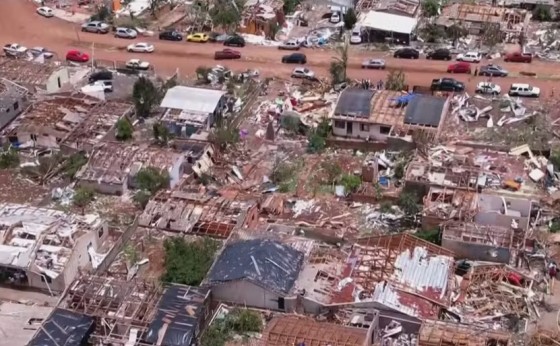 O estado do Paraná está no segundo maior corredor de tornados do mundo