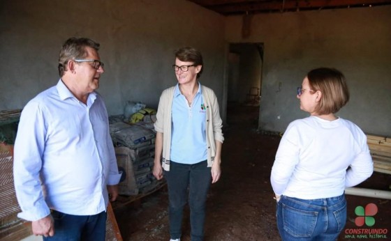 Obras de ampliação da Escola no Portão Ocoí avançam em Missal