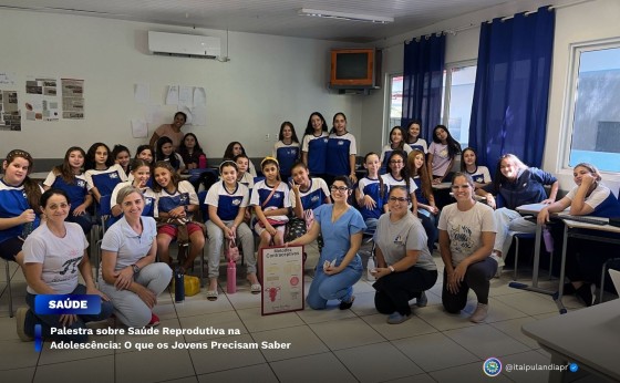 Palestra sobre Saúde Reprodutiva na Adolescência: O que os Jovens Precisam Saber