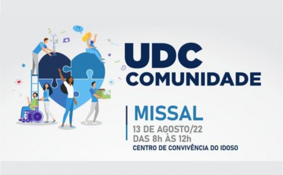 Parceria com a UDC vai proporcionar atendimentos a comunidade neste sábado em Missal