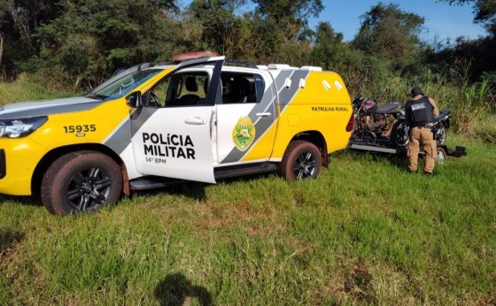 Patrulha Rural recupera duas motocicletas roubadas em Missal