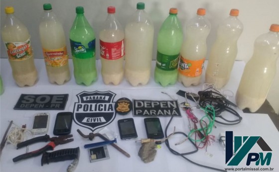 Polícia apreende celulares e objetos proibidos em carceragem da Delegacia de São Miguel