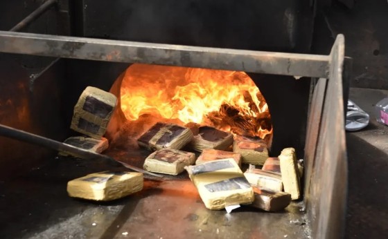 Polícia Civil de Missal incinera cerca de 2.6 toneladas de drogas