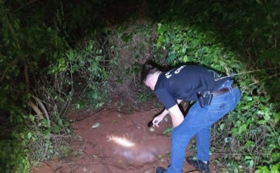 Polícia Civil localiza cadáver humano e sacos de ossos no interior de Santa Helena