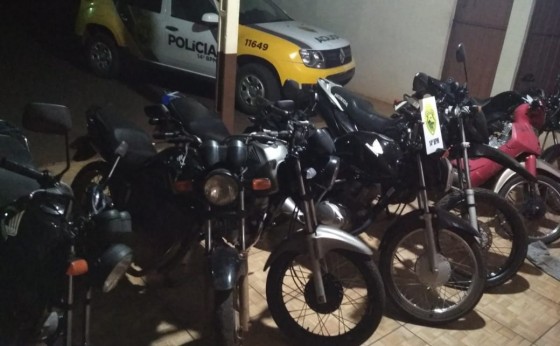 Polícia Militar apreende 7 motos após manobras perigosas em Missal