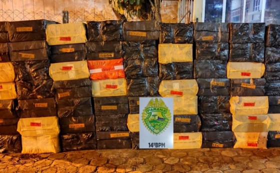 Polícia Militar de Itaipulândia apreende veículo e 191 caixas de cigarros
