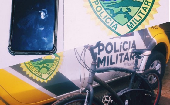 Polícia Militar de Missal recupera objetos furtados e apreende menor