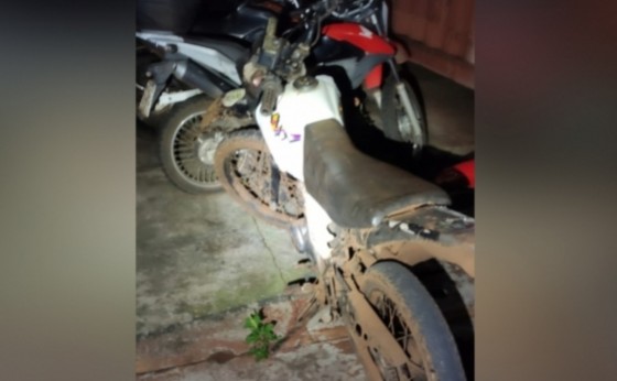 Polícia Militar encaminha motocicleta com sinal identificador adulterado em Missal