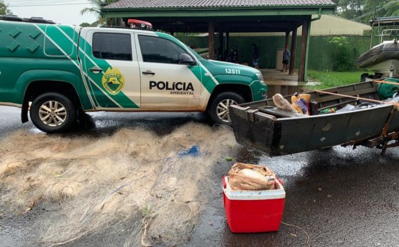 Polícia Militar prende 06 pessoas em flagrante por crime de pesca ilegal em São Miguel