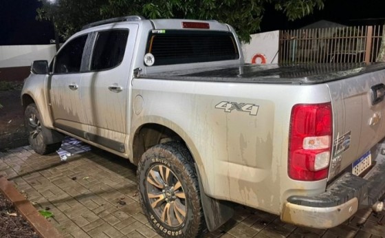 Polícia Militar recupera S-10 roubada no sábado (15) em Missal