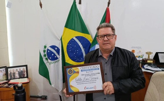 Prefeito de Missal conquista 2ª colocação no ranking dos 100 melhores prefeitos do Paraná