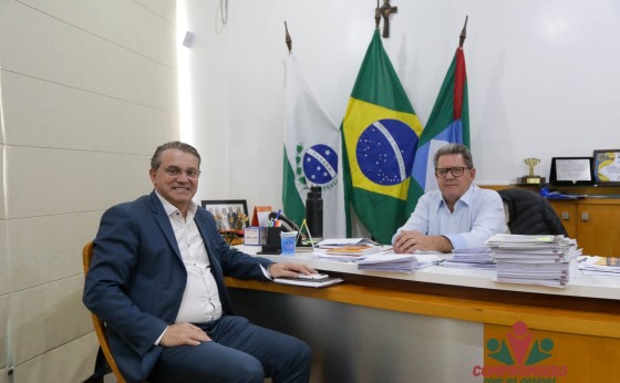 Prefeito de Missal recebe visita do ex-prefeito de Toledo atual assessor da Casa Civil Beto Lunitti