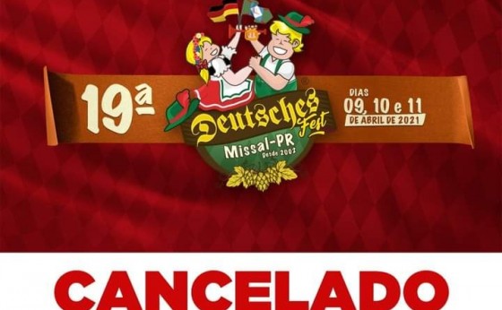 Presidente da Associação Cultural Deutsches Fest comunica cancelamento do evento para 2021