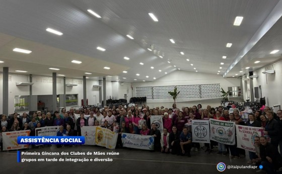 Primeira Gincana dos Clubes de Mães reúne grupos em tarde de integração e diversão
