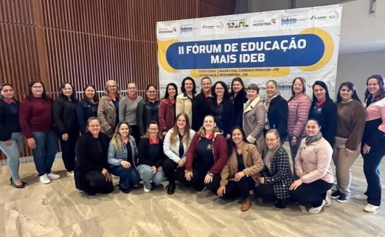 Professores de Missal participam da segunda etapa do II Fórum Mais Ideb em Medianeira