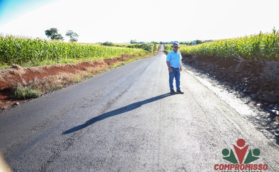 Recuperação estrada que liga Vista Alegre e União da Vitória