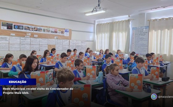 Rede Municipal recebe visita do Coordenador do Projeto Mais Ideb
