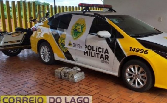 Santa Helena: PRE apreende 20,5kg de maconha e prende suspeito durante a Operação Vida