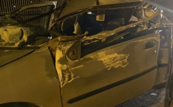 São Miguel: Duas pessoas ficam gravemente feridas após veículo colidir em trator com plantadeira