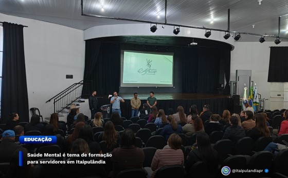 Saúde Mental é tema de formação para servidores em Itaipulândia