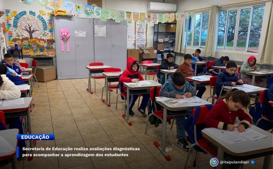 Secretaria de Educação realiza avaliações diagnósticas para acompanhar a aprendizagem dos estudantes