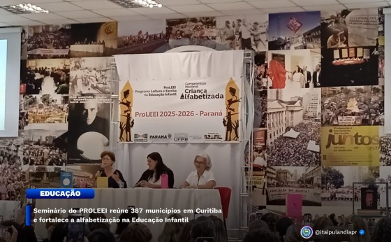 Seminário do PROLEEI reúne 387 municípios e fortalece a alfabetização na Educação Infantil