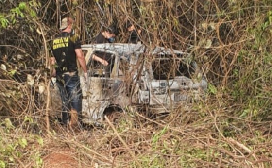 Serranópolis: Corpo é encontrado carbonizado dentro de veículo