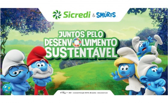 Sicredi e Smurfs se unem para promoção dos Objetivos de Desenvolvimento Sustentável