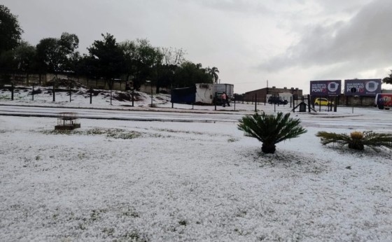 Temporal com granizo causa danos em diferentes bairros de Ponta Grossa