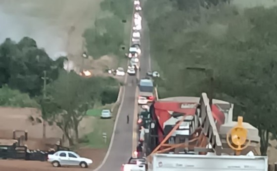 Trânsito na PR-495 entre Missal e Medianeira já está liberado na região do Portão Ocoí