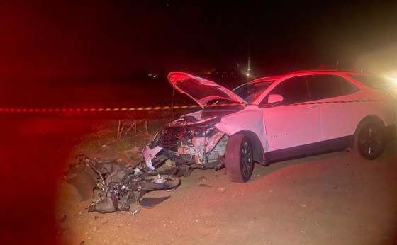 Veículo com placas de Santa Helena se envolve em acidente com vítima fatal em Itaipulândia