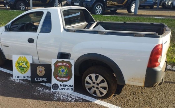 Veículo é apreendido com quase 800 kg de maconha em Missal