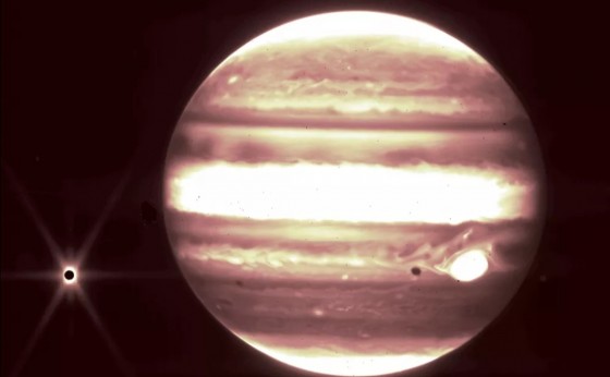 Veja as primeiras imagens de Júpiter feitas pelo telescópio James Webb
